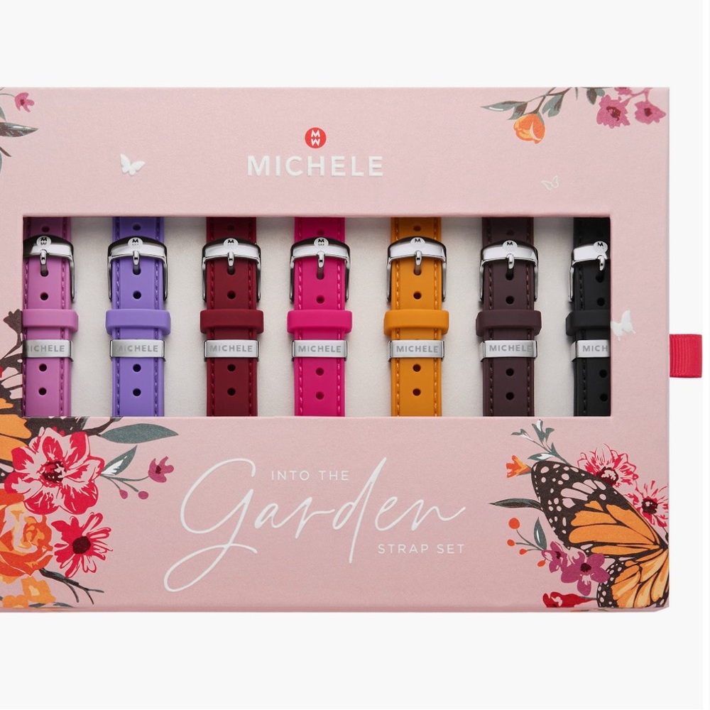 Michele Garden Set watch bands 18 mm